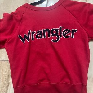 sorta cropped wrangler crewneck